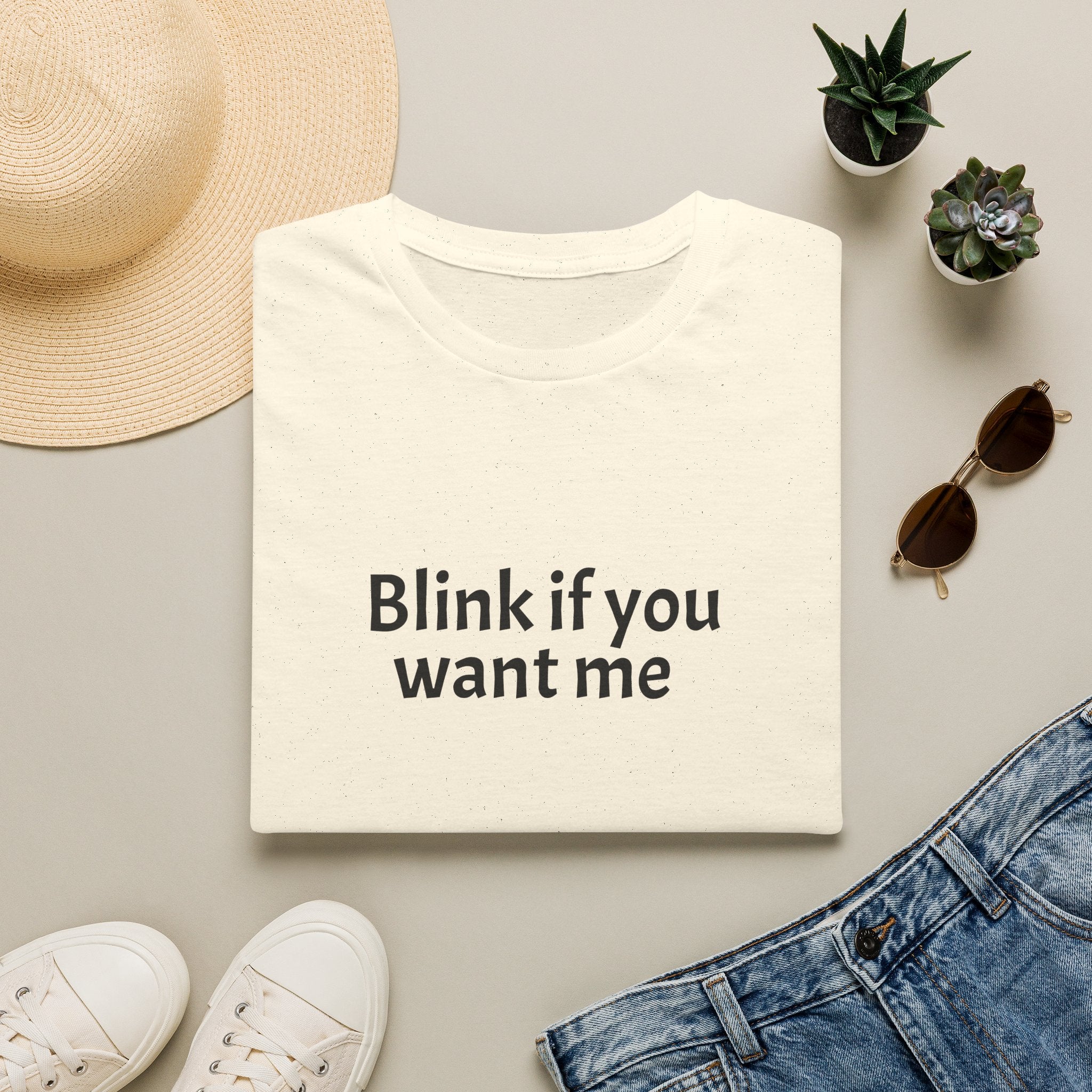 Blink If You Want Me T-Shirt